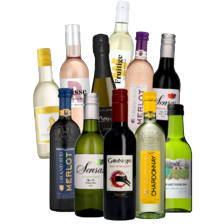 Alle kleine flesjes wijn